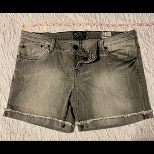 Fox Shorts - Fox Denim Gray Shorts Fox Shorts - Fox Denim Gray Shorts